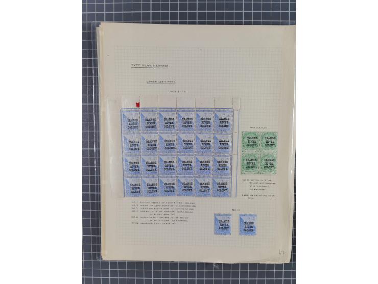 1900/02, First Crown Colony Issues, large mint never hinged/unused and used collection with circa 60 covers, highly specializ