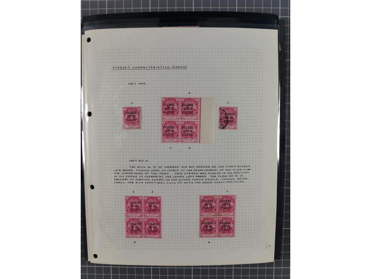 1900/02, First Crown Colony Issues, large mint never hinged/unused and used collection with circa 60 covers, highly specializ