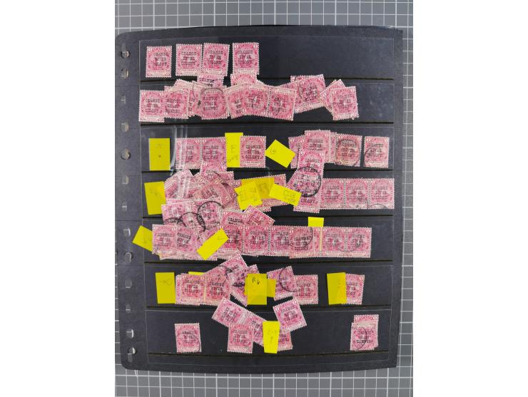 1900/02, First Crown Colony Issues, large mint never hinged/unused and used collection with circa 60 covers, highly specializ