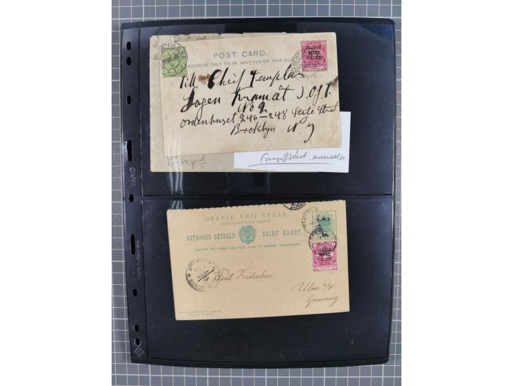 1900/02, First Crown Colony Issues, large mint never hinged/unused and used collection with circa 60 covers, highly specializ