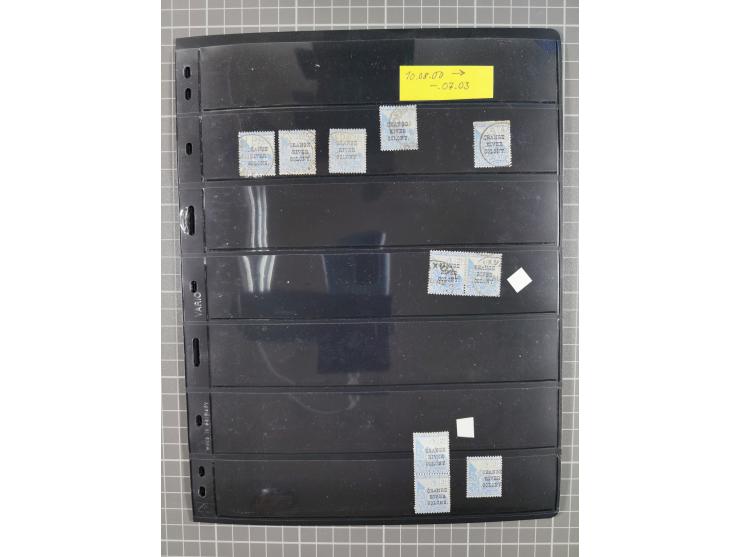 1900/02, First Crown Colony Issues, large mint never hinged/unused and used collection with circa 60 covers, highly specializ