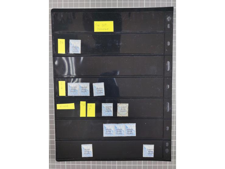 1900/02, First Crown Colony Issues, large mint never hinged/unused and used collection with circa 60 covers, highly specializ