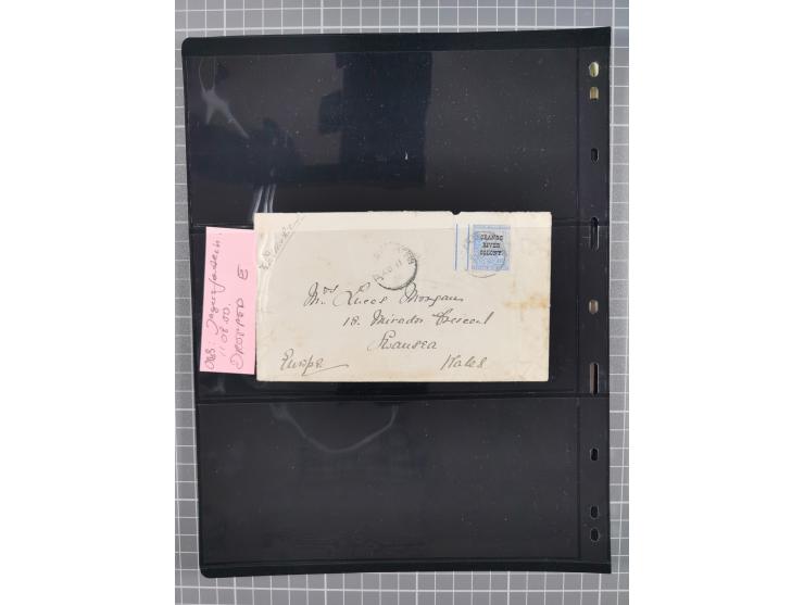 1900/02, First Crown Colony Issues, large mint never hinged/unused and used collection with circa 60 covers, highly specializ