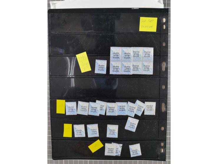 1900/02, First Crown Colony Issues, large mint never hinged/unused and used collection with circa 60 covers, highly specializ