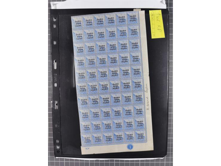 1900/02, First Crown Colony Issues, large mint never hinged/unused and used collection with circa 60 covers, highly specializ