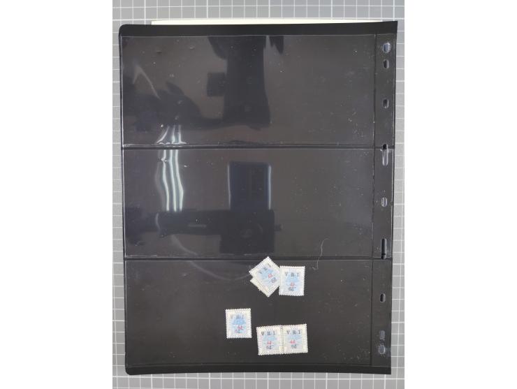 1900/02, First Crown Colony Issues, large mint never hinged/unused and used collection with circa 60 covers, highly specializ