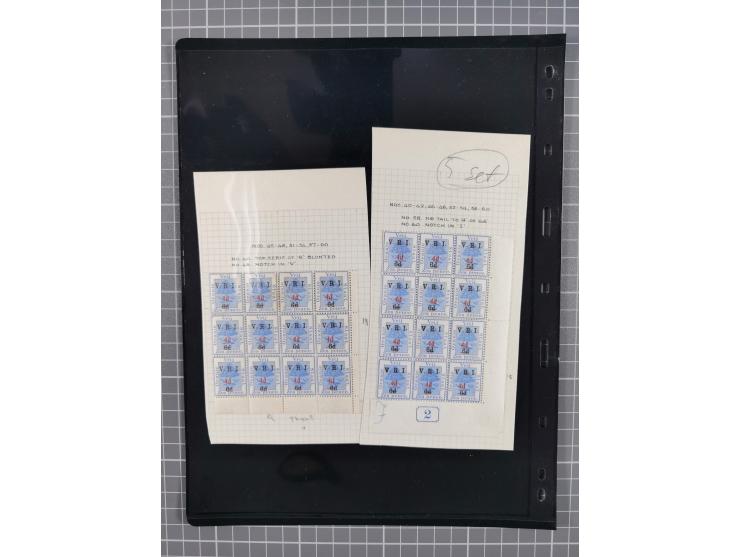 1900/02, First Crown Colony Issues, large mint never hinged/unused and used collection with circa 60 covers, highly specializ