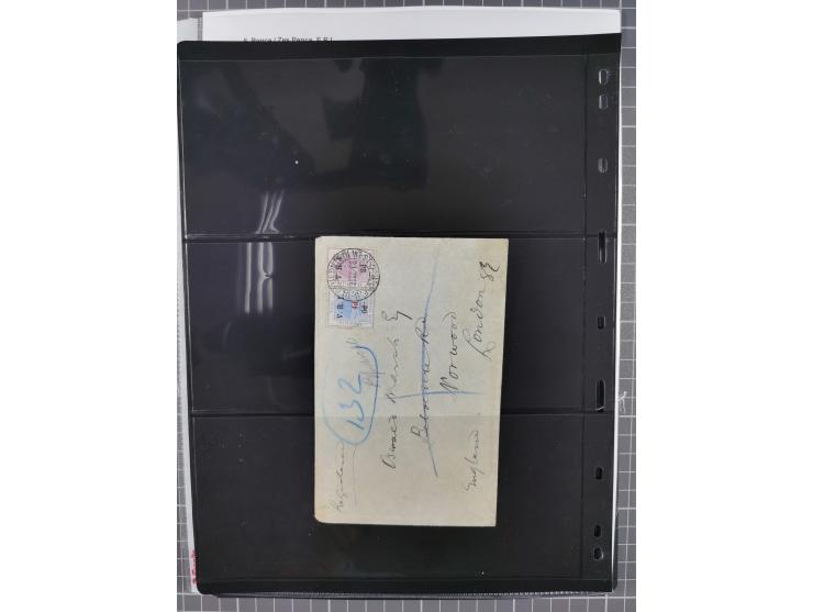 1900/02, First Crown Colony Issues, large mint never hinged/unused and used collection with circa 60 covers, highly specializ