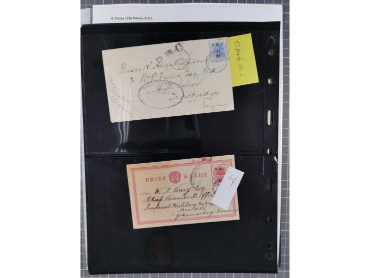 1900/02, First Crown Colony Issues, large mint never hinged/unused and used collection with circa 60 covers, highly specializ