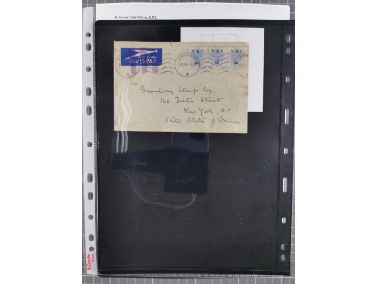 1900/02, First Crown Colony Issues, large mint never hinged/unused and used collection with circa 60 covers, highly specializ