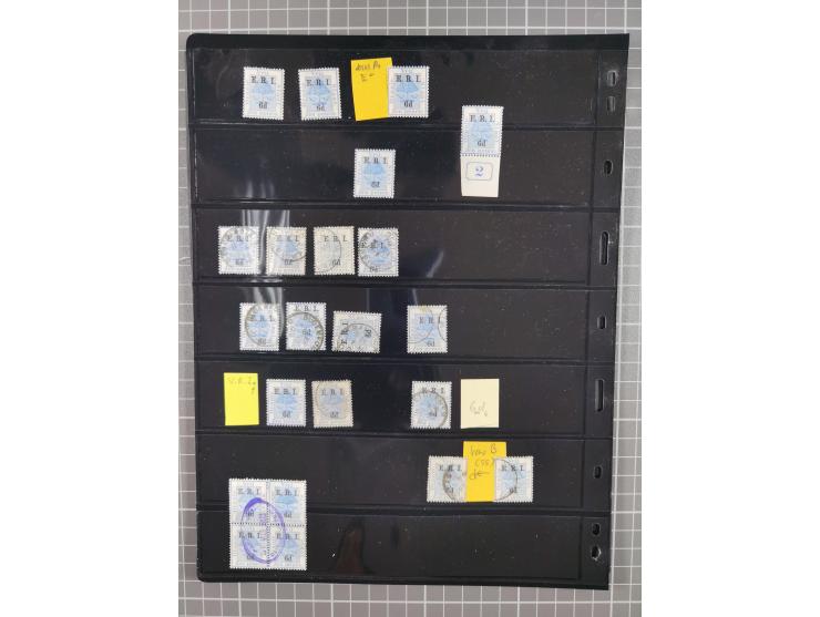 1900/02, First Crown Colony Issues, large mint never hinged/unused and used collection with circa 60 covers, highly specializ