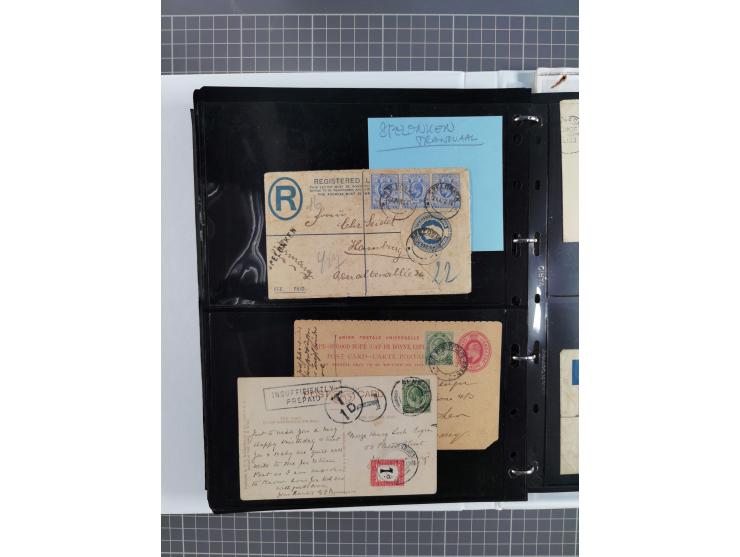 1868/1902 (ca.), large mint never hinged/unused and used balance collection with plenty of covers and postal stationery cards