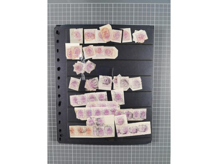 1868/1902 (ca.), large mint never hinged/unused and used balance collection with plenty of covers and postal stationery cards