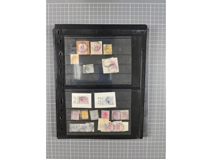 1868/1902 (ca.), large mint never hinged/unused and used balance collection with plenty of covers and postal stationery cards