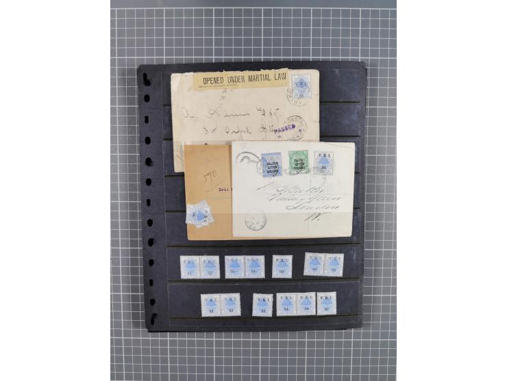 1868/1902 (ca.), large mint never hinged/unused and used balance collection with plenty of covers and postal stationery cards