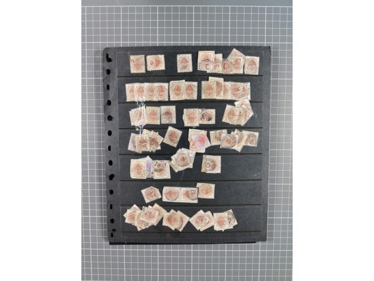 1868/1902 (ca.), large mint never hinged/unused and used balance collection with plenty of covers and postal stationery cards