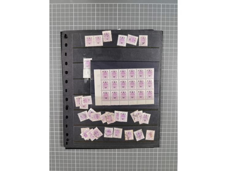 1868/1902 (ca.), large mint never hinged/unused and used balance collection with plenty of covers and postal stationery cards