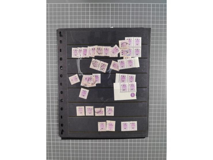 1868/1902 (ca.), large mint never hinged/unused and used balance collection with plenty of covers and postal stationery cards