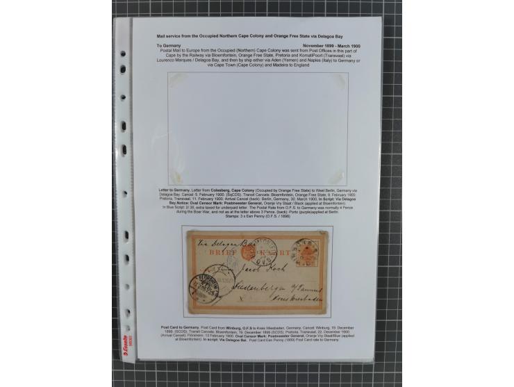 1868/1902 (ca.), large mint never hinged/unused and used balance collection with plenty of covers and postal stationery cards