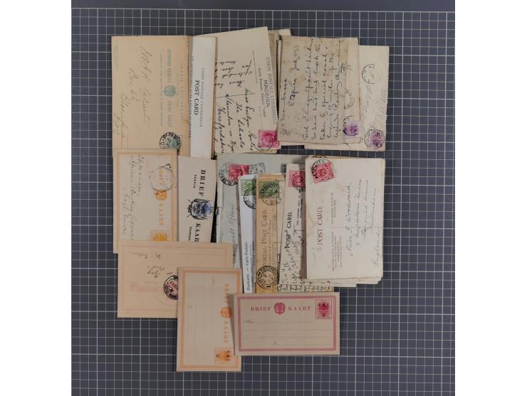 1868/1902 (ca.), large mint never hinged/unused and used balance collection with plenty of covers and postal stationery cards