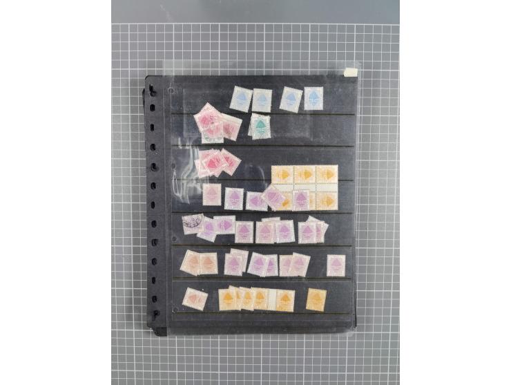 1868/1902 (ca.), large mint never hinged/unused and used balance collection with plenty of covers and postal stationery cards