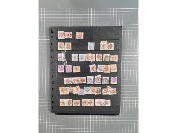 1868/1902 (ca.), large mint never hinged/unused and used balance collection with plenty of covers and postal stationery cards