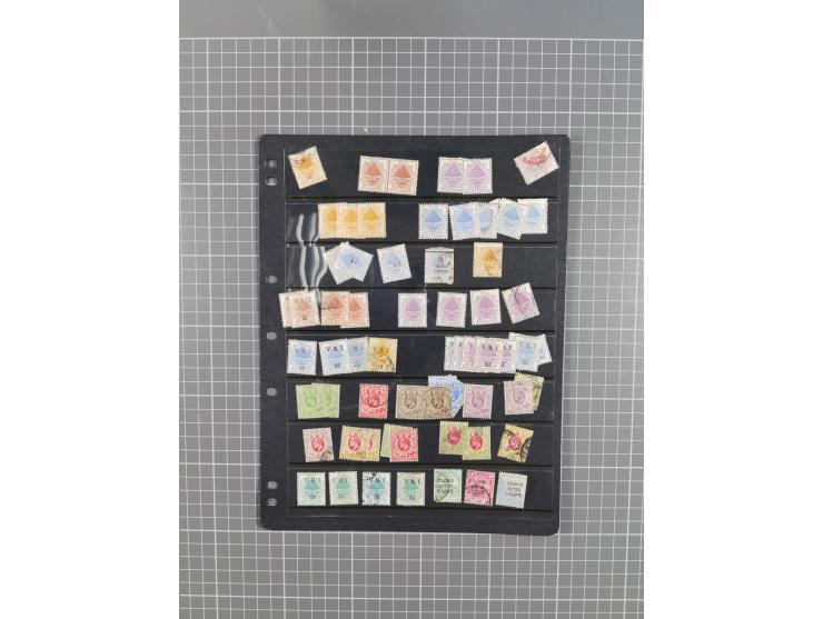 1868/1902 (ca.), large mint never hinged/unused and used balance collection with plenty of covers and postal stationery cards