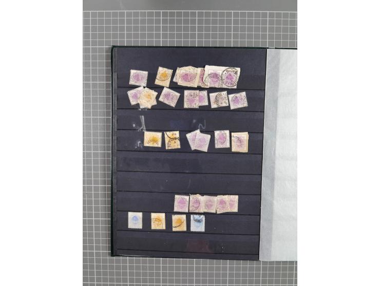 1868/1902 (ca.), large mint never hinged/unused and used balance collection with plenty of covers and postal stationery cards