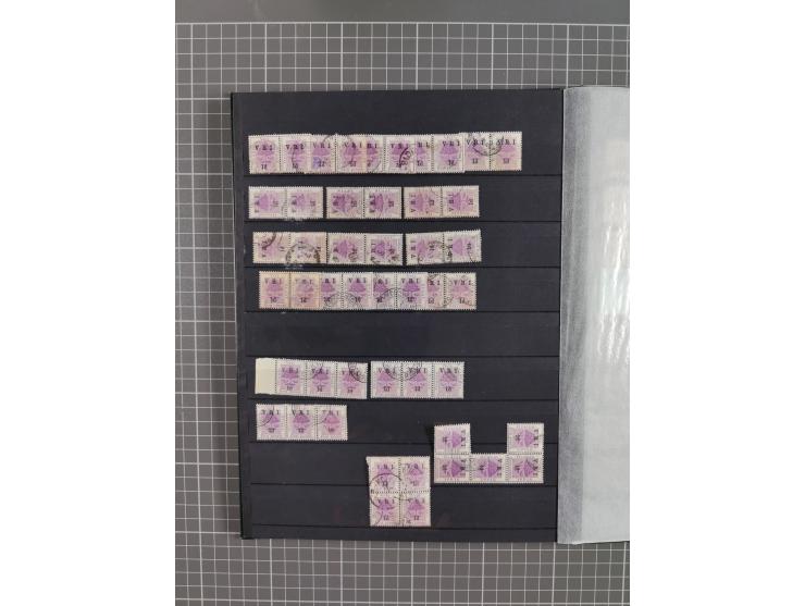 1868/1902 (ca.), large mint never hinged/unused and used balance collection with plenty of covers and postal stationery cards