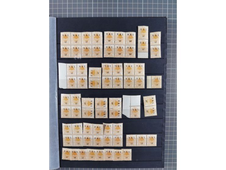 1868/1902 (ca.), large mint never hinged/unused and used balance collection with plenty of covers and postal stationery cards