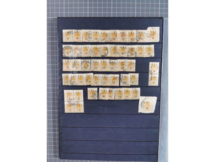 1868/1902 (ca.), large mint never hinged/unused and used balance collection with plenty of covers and postal stationery cards