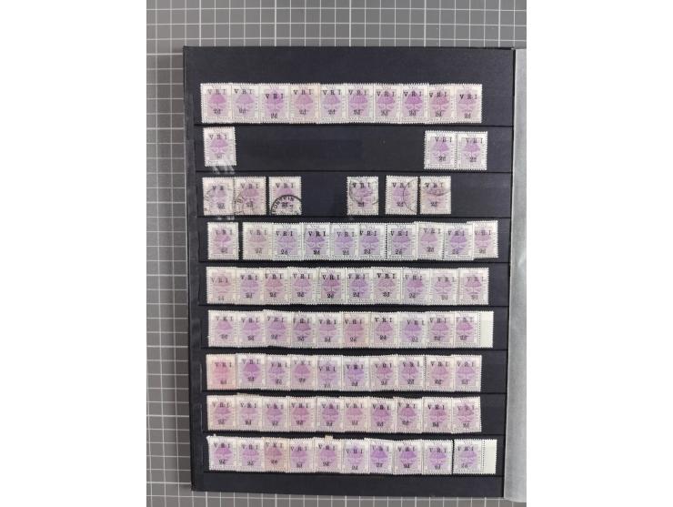 1868/1902 (ca.), large mint never hinged/unused and used balance collection with plenty of covers and postal stationery cards