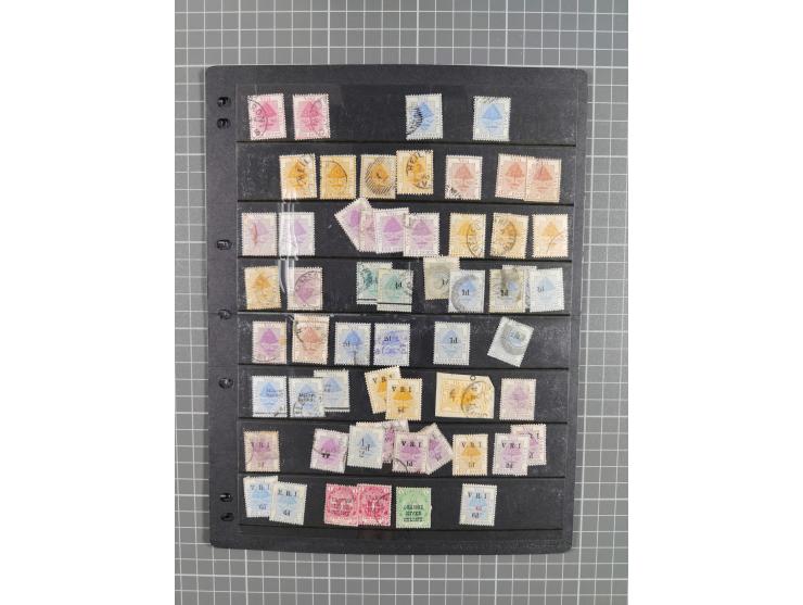 1868/1902 (ca.), large mint never hinged/unused and used balance collection with plenty of covers and postal stationery cards