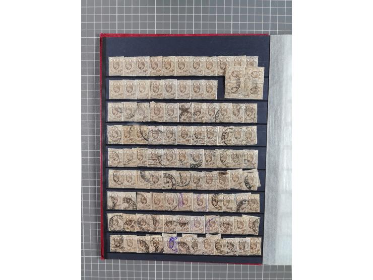 1868/1902 (ca.), large mint never hinged/unused and used balance collection with plenty of covers and postal stationery cards