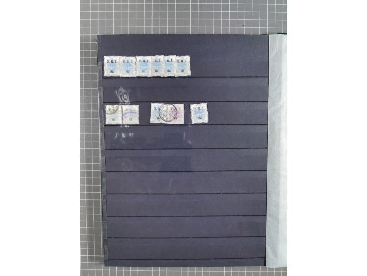 1868/1902 (ca.), large mint never hinged/unused and used balance collection with plenty of covers and postal stationery cards