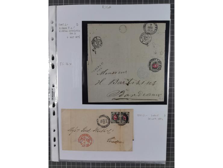 1862/1919 (ca.), Imperial Railway Stations, large collection with well over 300 covers and cards, fine selection of the vario