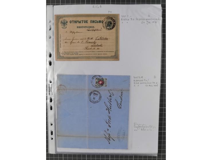 1862/1919 (ca.), Imperial Railway Stations, large collection with well over 300 covers and cards, fine selection of the vario