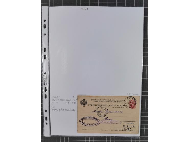 1862/1919 (ca.), Imperial Railway Stations, large collection with well over 300 covers and cards, fine selection of the vario