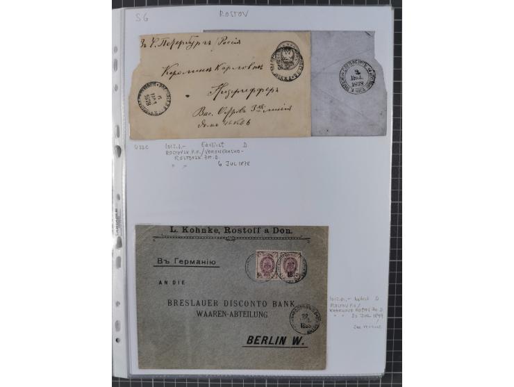 1862/1919 (ca.), Imperial Railway Stations, large collection with well over 300 covers and cards, fine selection of the vario