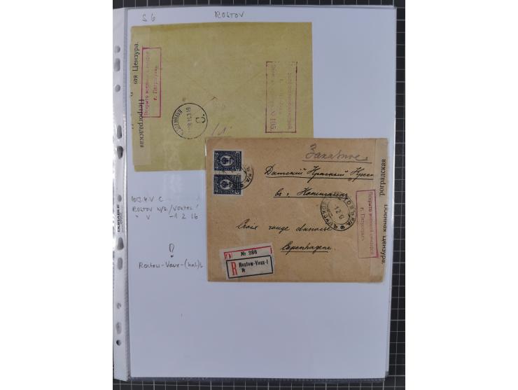 1862/1919 (ca.), Imperial Railway Stations, large collection with well over 300 covers and cards, fine selection of the vario