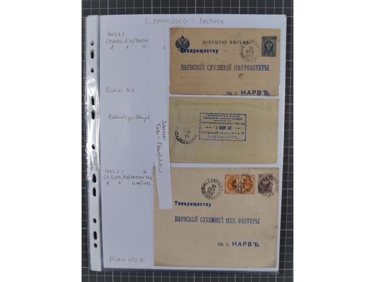 1862/1919 (ca.), Imperial Railway Stations, large collection with well over 300 covers and cards, fine selection of the vario