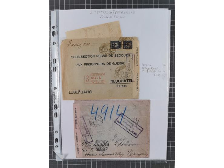 1862/1919 (ca.), Imperial Railway Stations, large collection with well over 300 covers and cards, fine selection of the vario