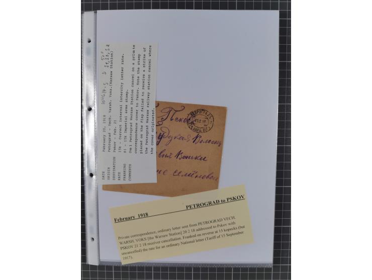 1862/1919 (ca.), Imperial Railway Stations, large collection with well over 300 covers and cards, fine selection of the vario