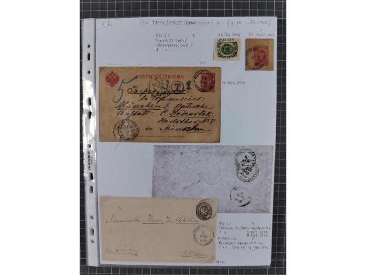 1862/1919 (ca.), Imperial Railway Stations, large collection with well over 300 covers and cards, fine selection of the vario