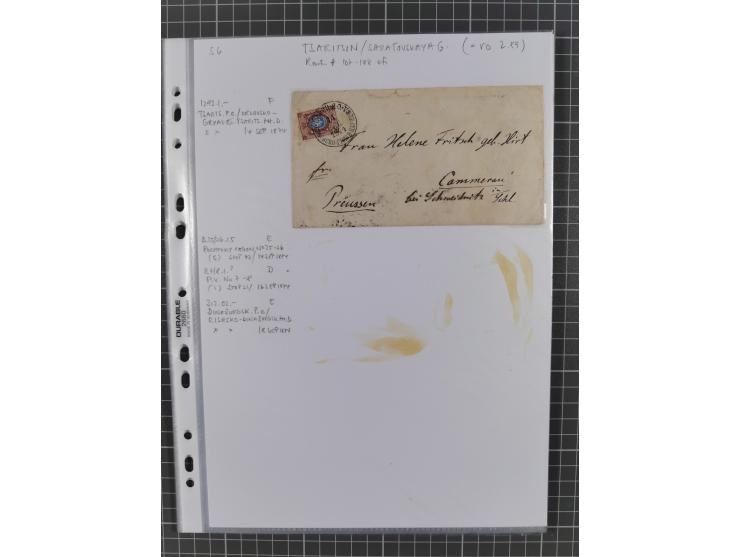 1862/1919 (ca.), Imperial Railway Stations, large collection with well over 300 covers and cards, fine selection of the vario