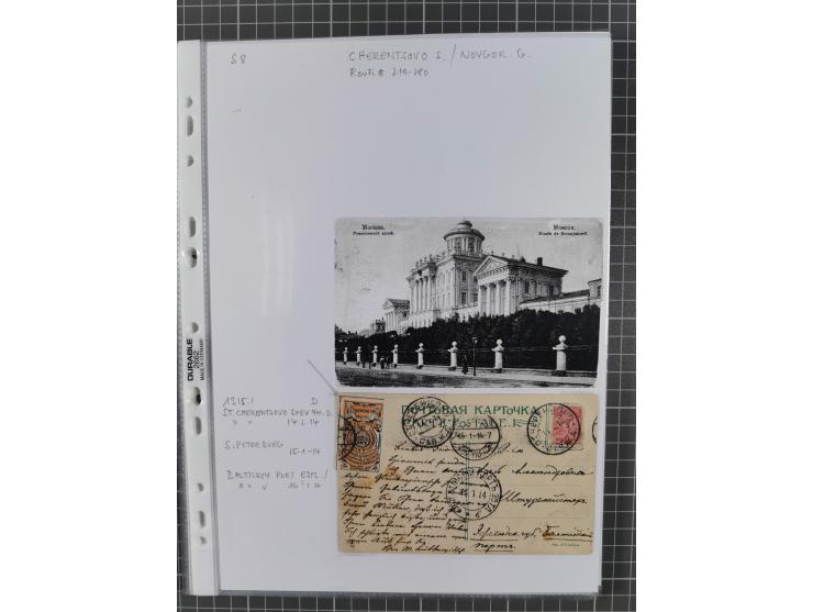 1862/1919 (ca.), Imperial Railway Stations, large collection with well over 300 covers and cards, fine selection of the vario
