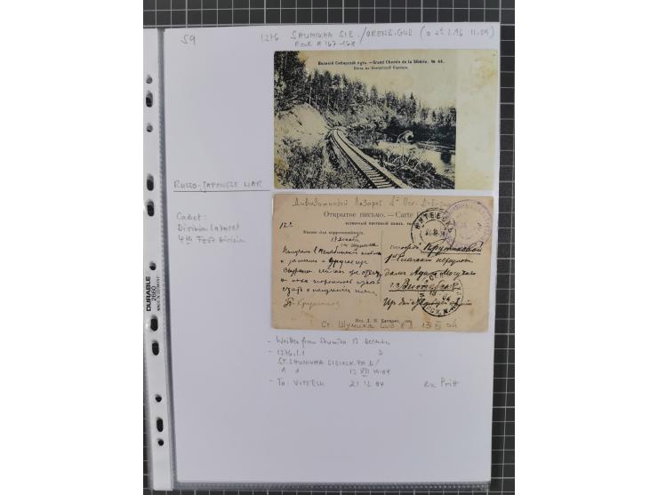 1862/1919 (ca.), Imperial Railway Stations, large collection with well over 300 covers and cards, fine selection of the vario