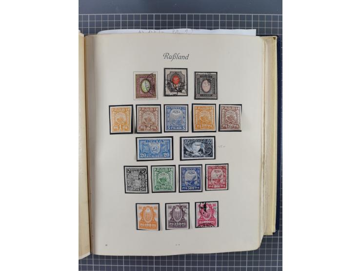 1860/1980 (ca.), mint never hinged/unused and used accumulation with covers, many duplicates and sets from the modern area, a