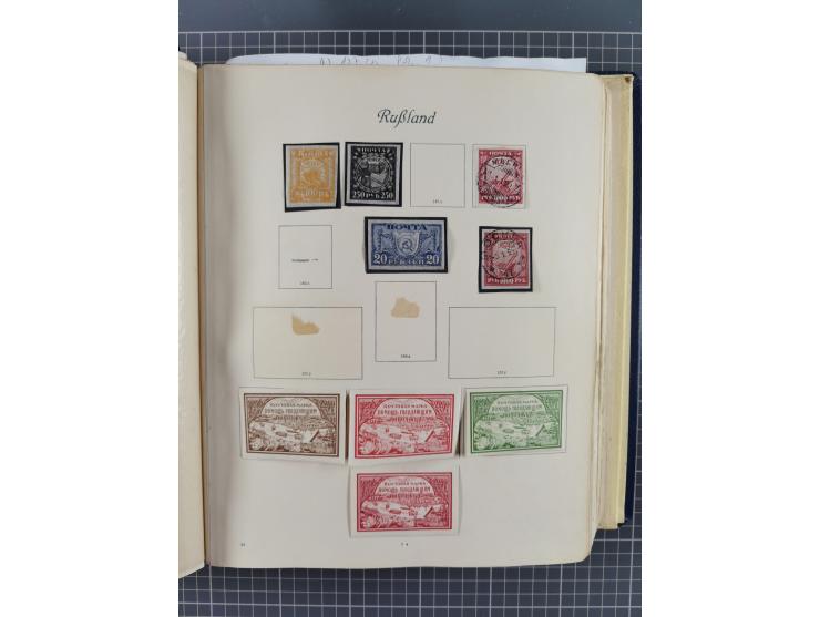 1860/1980 (ca.), mint never hinged/unused and used accumulation with covers, many duplicates and sets from the modern area, a