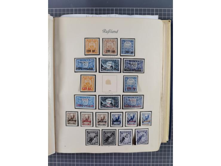 1860/1980 (ca.), mint never hinged/unused and used accumulation with covers, many duplicates and sets from the modern area, a